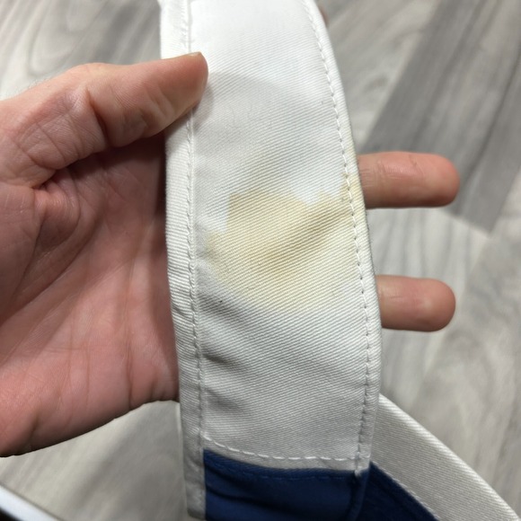 Corse One Star Golf Visor Unisex Adult White Curved Brim Lightweight Adjustable - Picture 2 of 6